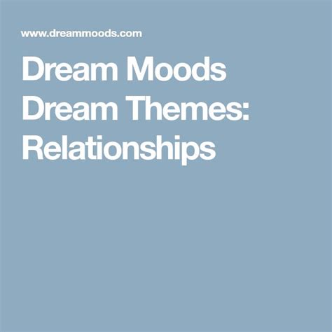 dream moods dating